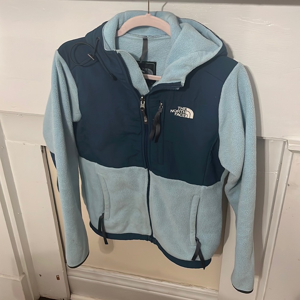 Hooded Denali north face jacket